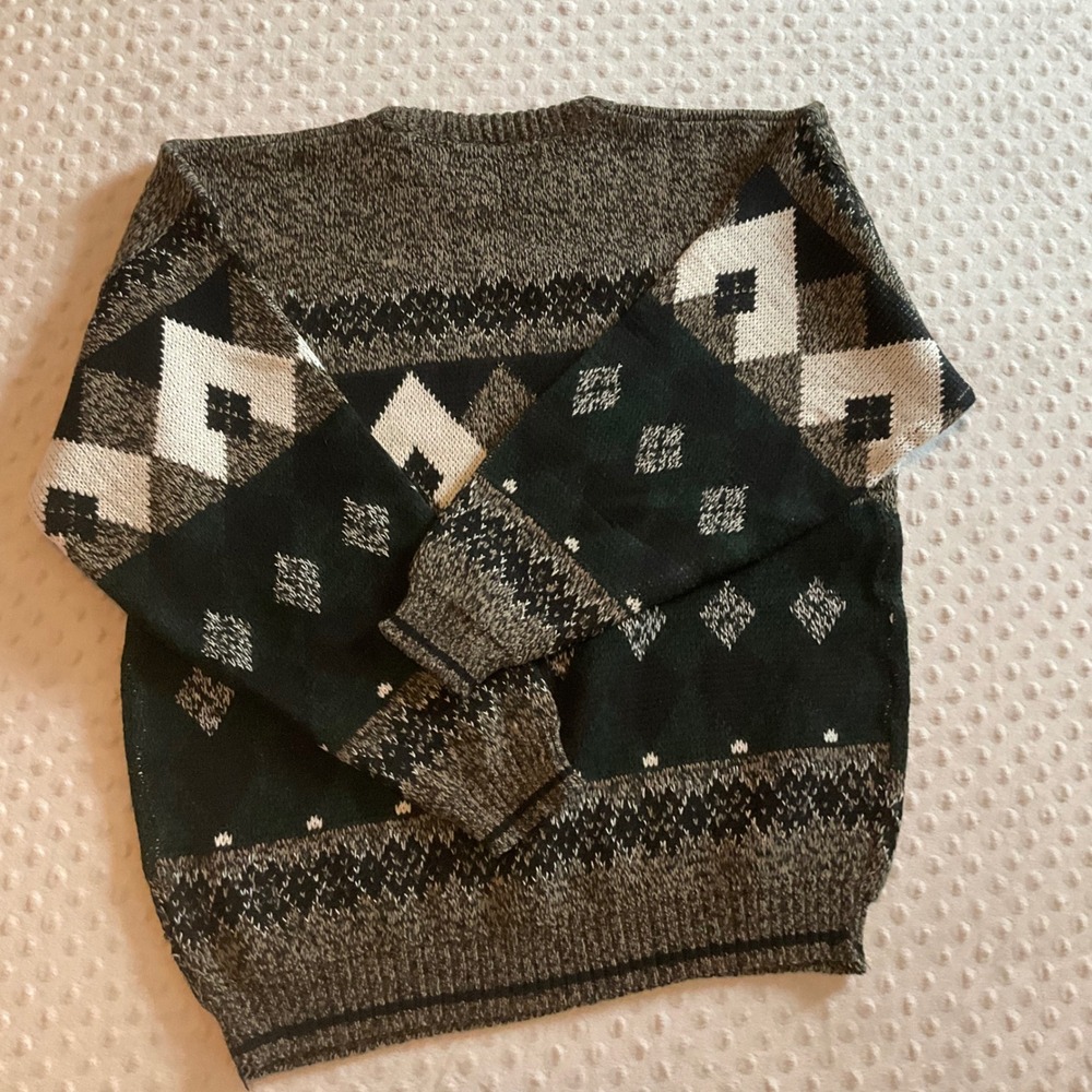 Michael Gerald Sweater Mens XL Argyle Diamond‎ Pattern Knit Pullover - Picture 5 of 7